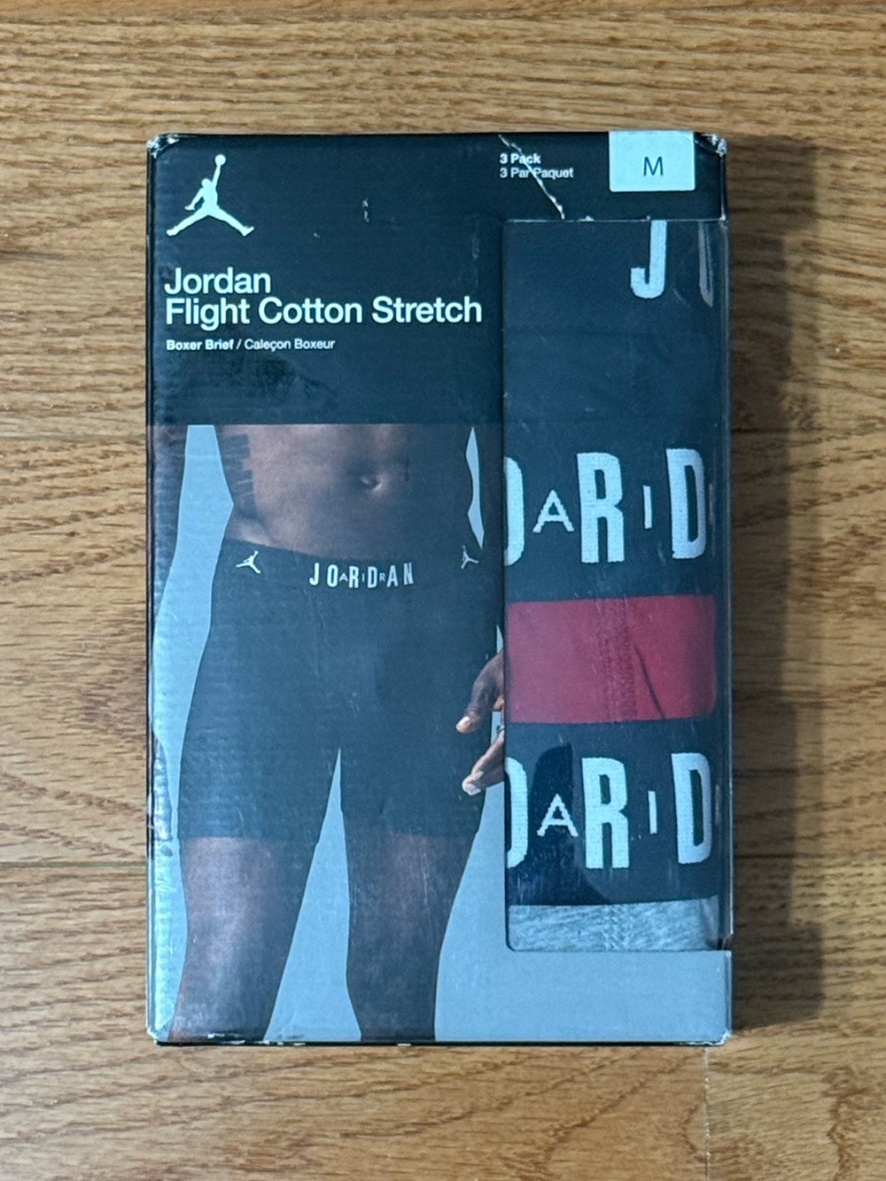 Men’s Jordan Flight Cotton Core Boxer Briefs 3-Pack - Size Medium